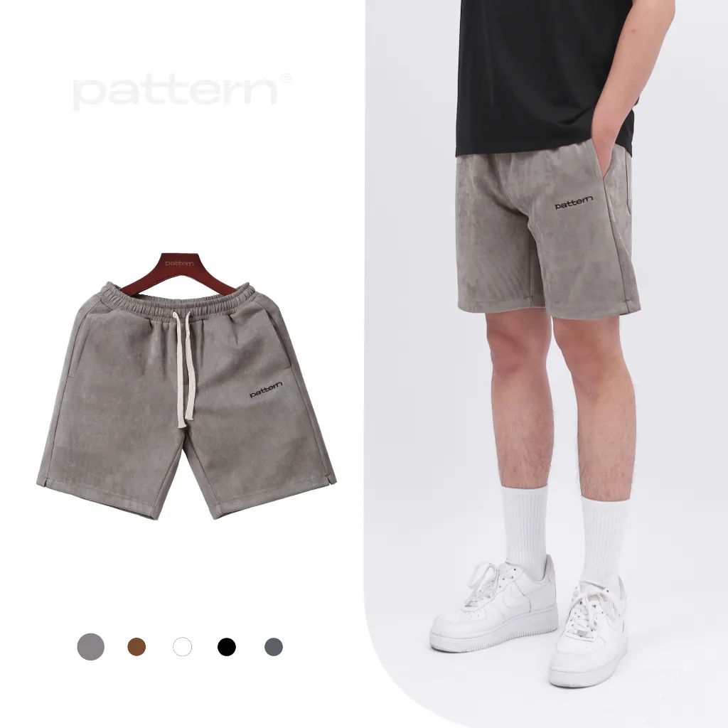 Ảnh Quần short da lộn basic PATTERN PQ017 2