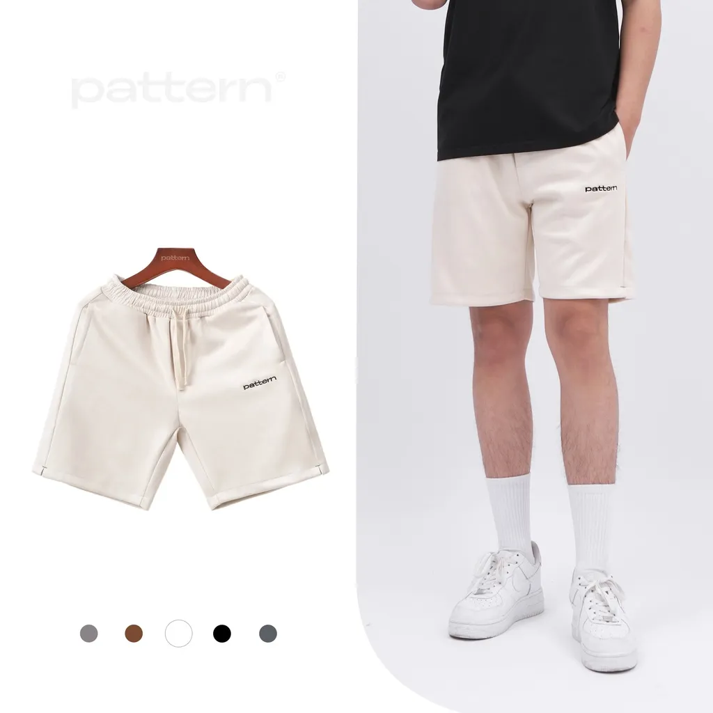 Ảnh Quần short da lộn basic PATTERN PQ017 4