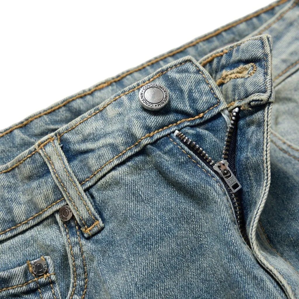 Ảnh Quần Short Denim Nam Roll-up Form Slimfit QSID0229 2