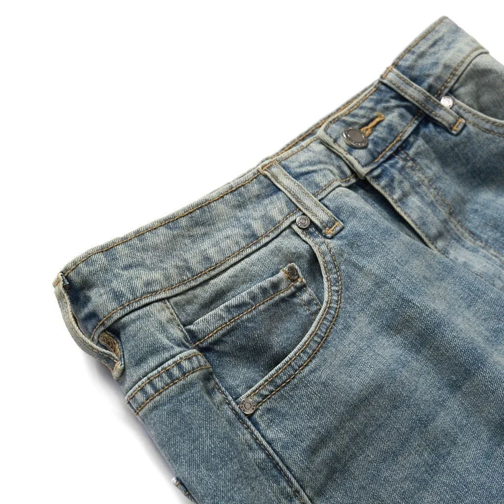 Ảnh Quần Short Denim Nam Roll-up Form Slimfit QSID0229 3