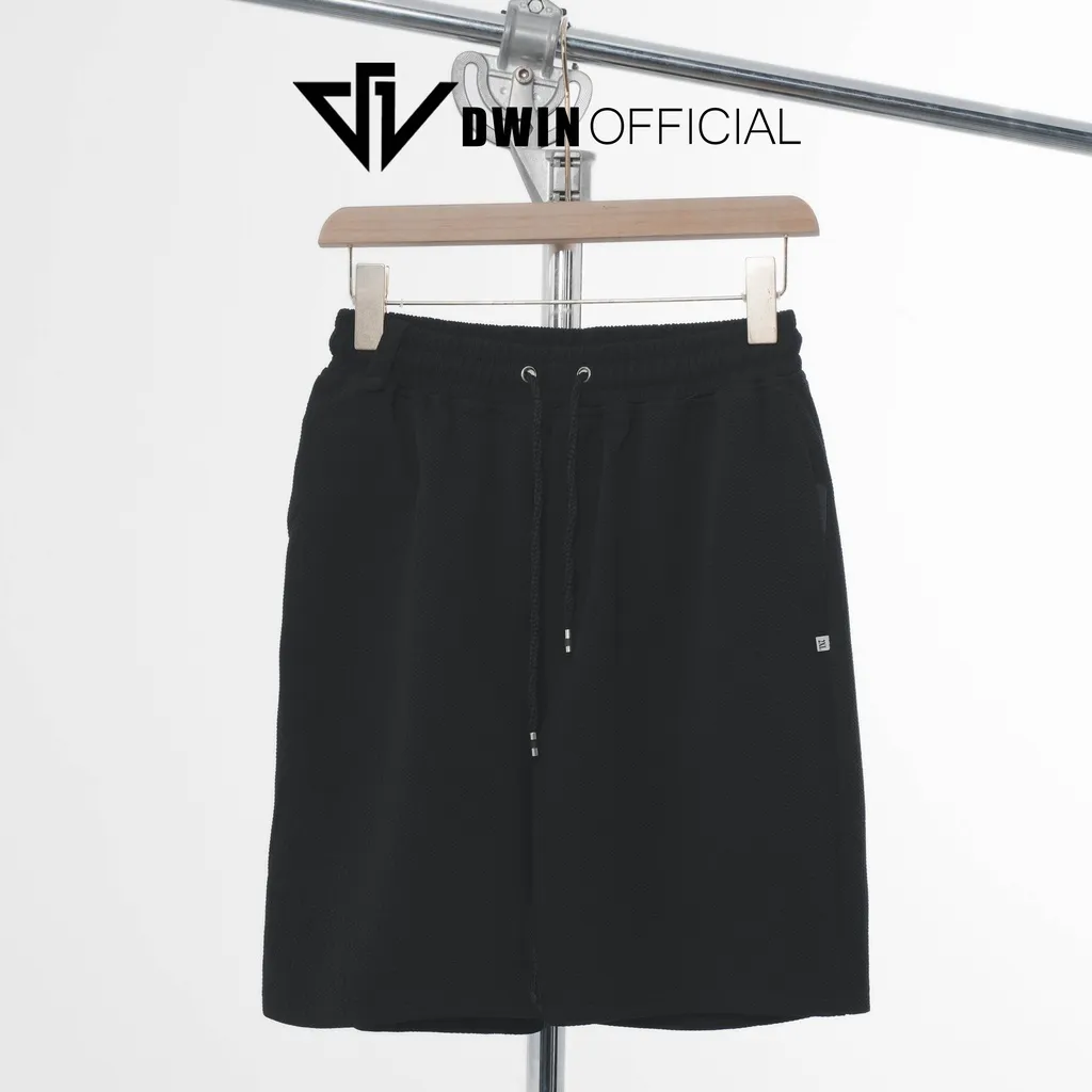 Ảnh Quần short đùi thun bắp unisex Dwin thun Basic nam nữ oversize ống rộng ulzzang Hàn Quốc 3