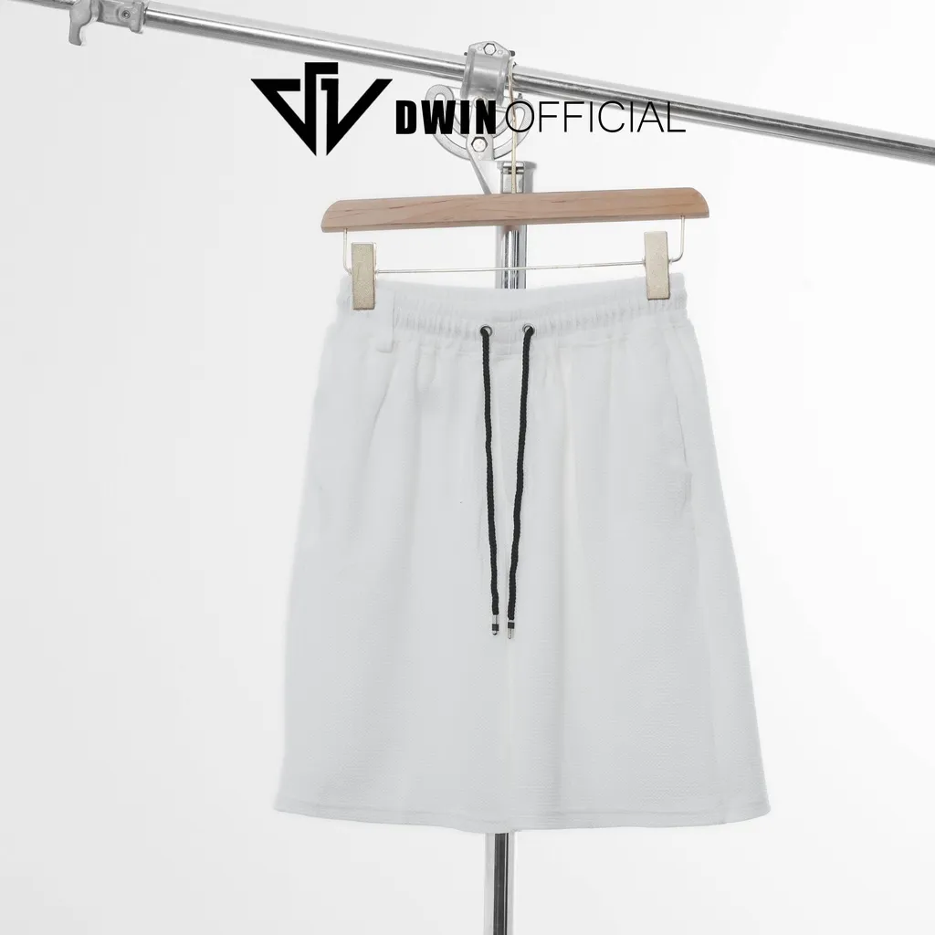 Ảnh Quần short đùi thun bắp unisex Dwin thun Basic nam nữ oversize ống rộng ulzzang Hàn Quốc 4