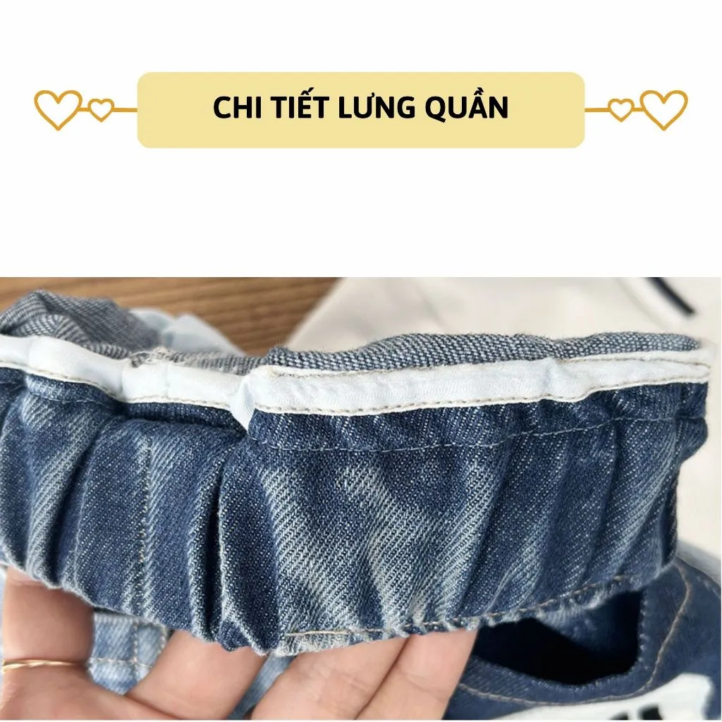 Ảnh Quần short jean bé trai 27Kids KACADY Quần đùi bò mềm lưng chun nam cho trẻ từ 2-10 tuổi BSJE3 2