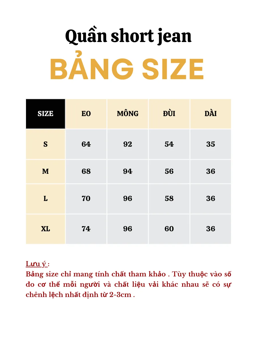 Ảnh Quần short jean nữ lưng cao TiQi Jeans S1-287 2