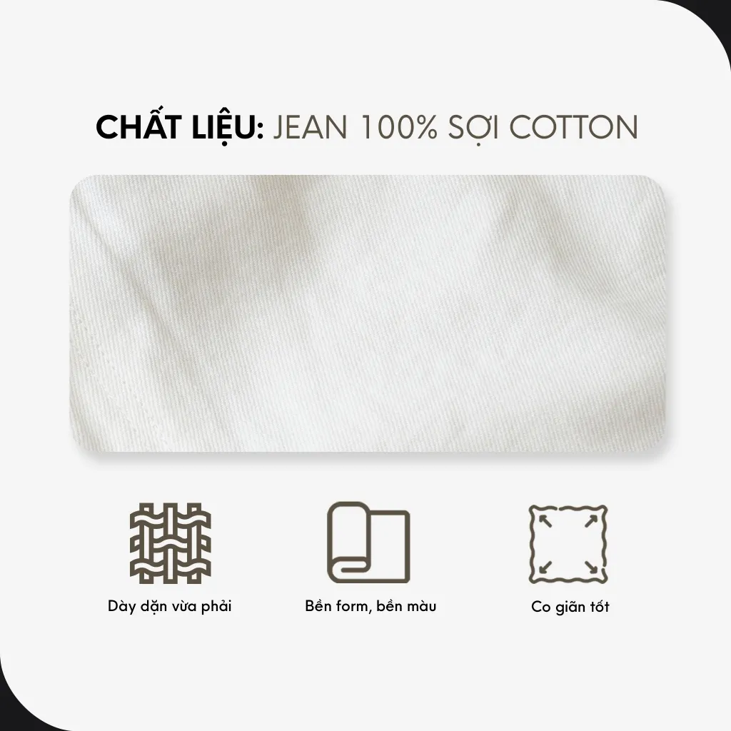 Ảnh Quần Short Jeans Nam By Cotton Cao Cấp 3 Màu Đen - Trắng - Be 3
