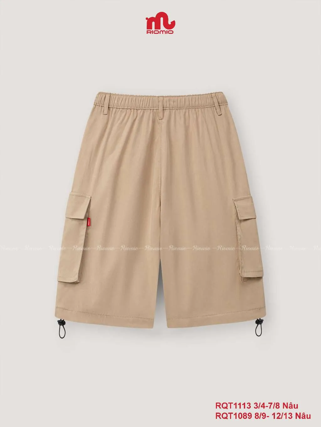 Ảnh Quần short kaki cho bé trai RIOMIO chất liệu cao cấp, thiết kế thời trang RQT1113 2