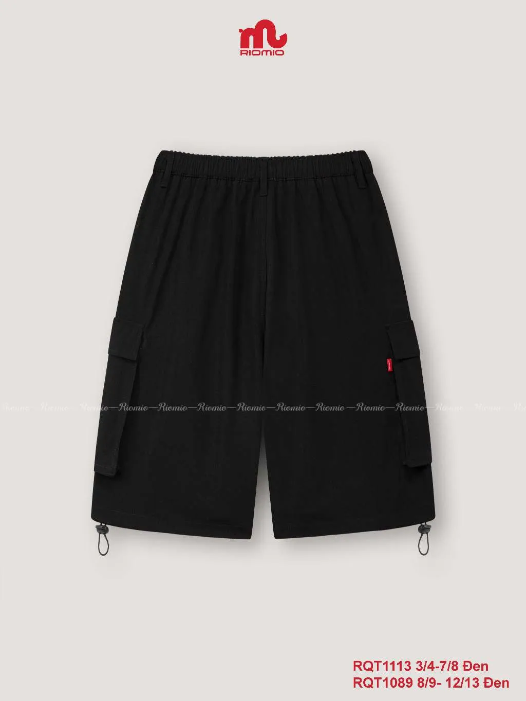 Ảnh Quần short kaki cho bé trai RIOMIO chất liệu cao cấp, thiết kế thời trang RQT1113 3