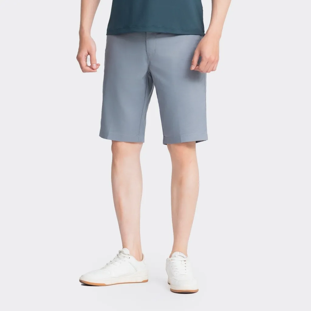 Ảnh Quần Short kaki Nam Aristino Insidemen ISO023AZ phom dáng Regular Fit với độ suông rộng vừa phải màu sắc trung tính 2