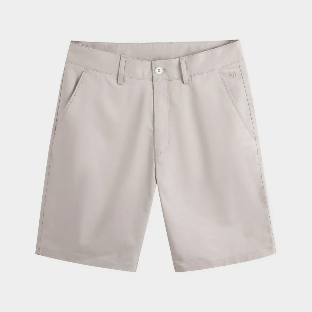 Ảnh Quần Short kaki Nam Aristino Insidemen ISO023AZ phom dáng Regular Fit với độ suông rộng vừa phải màu sắc trung tính 4
