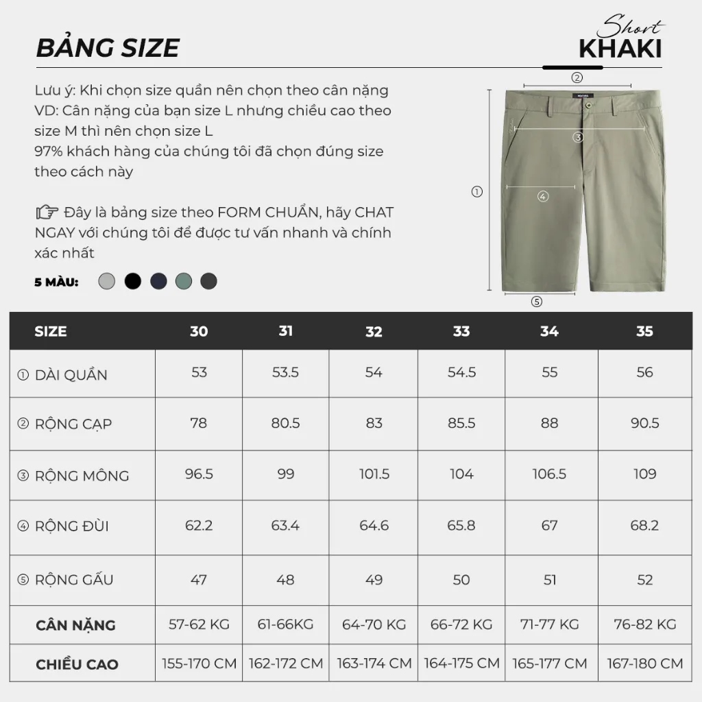 Ảnh Quần Short Kaki Nam GUZADO Form RegularFit Cạp Cúc Lịch Sự Sang Trọng,Màu Basic Dễ Mặc MKS01 4