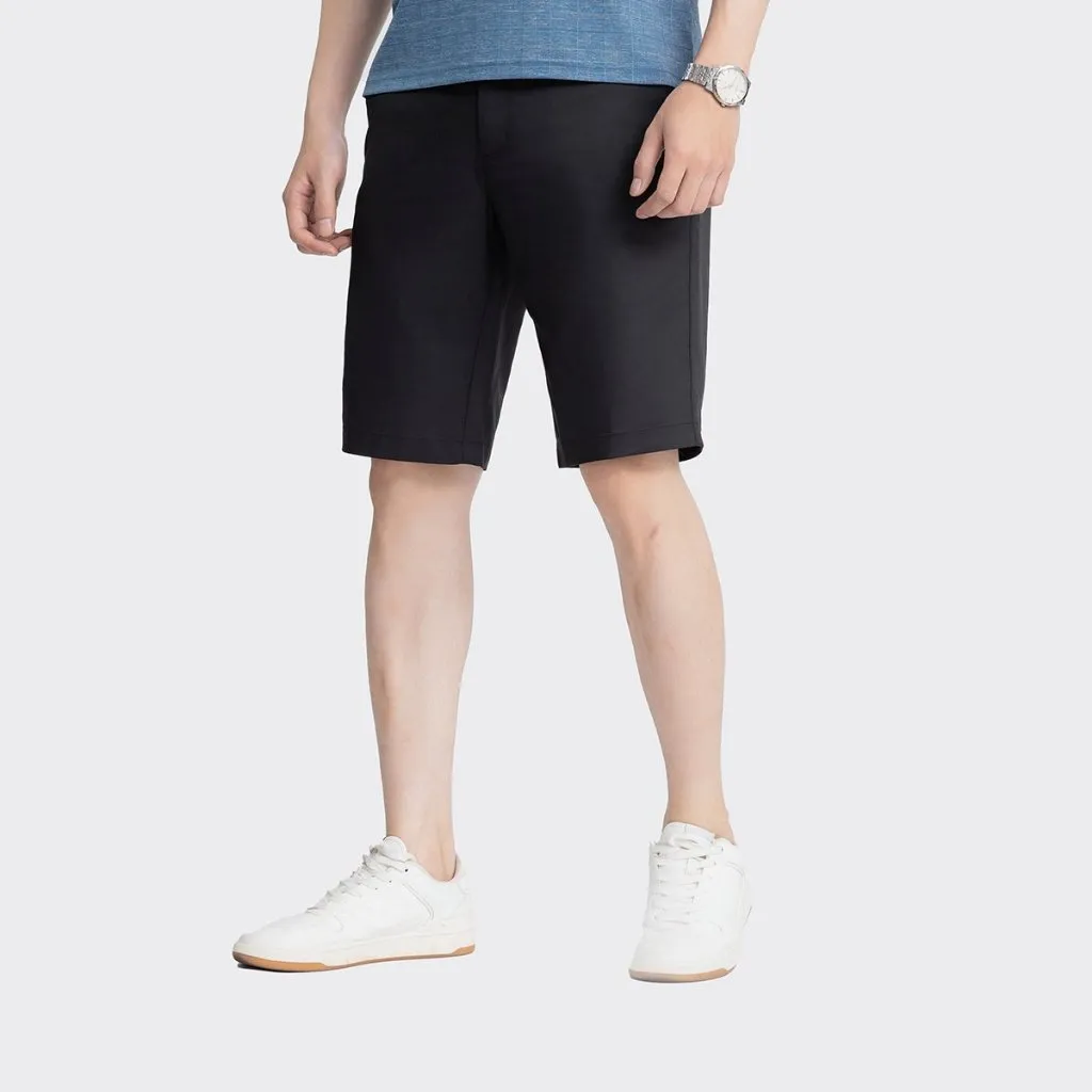 Ảnh Quần Short kaki Nam INSIDEMEN Bamboo Regular Fit thoải mái, khỏe khoắn, trẻ trung - ISO023AZ 2