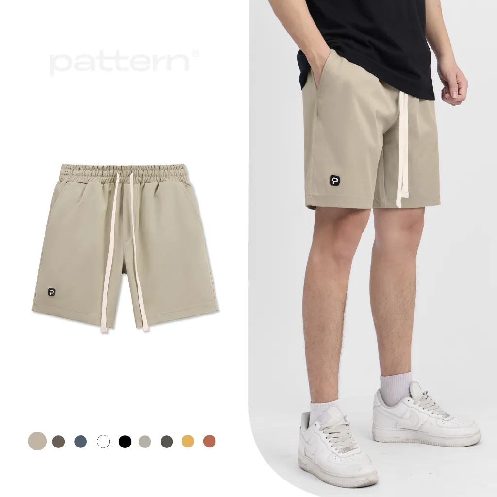 Ảnh Quần Short Kaki Nam PATTERN Palette 9 Màu Basic PQ036 1