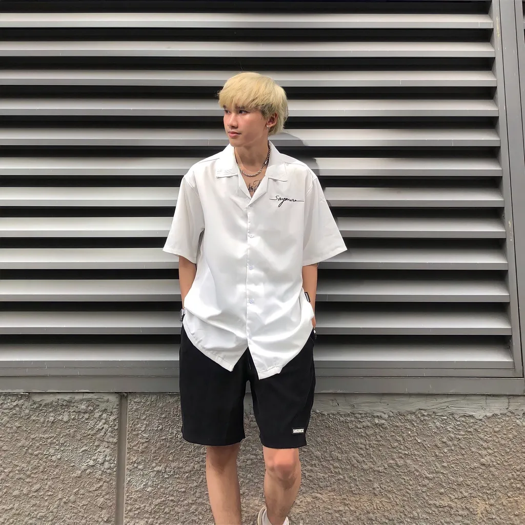 Ảnh Quần Short Kaki Nam Unisex SAIGONESE Special Collection / SKK Đen 2
