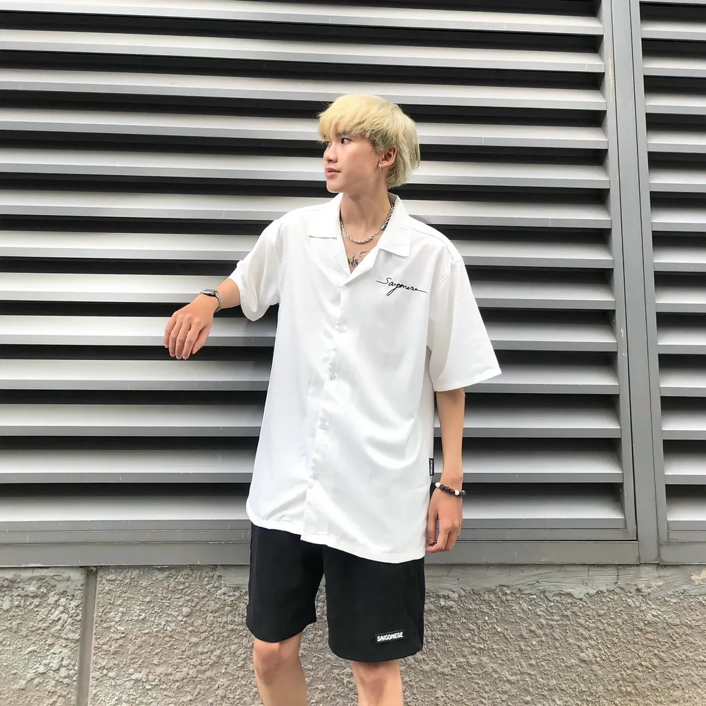 Ảnh Quần Short Kaki Nam Unisex SAIGONESE Special Collection / SKK Đen 3
