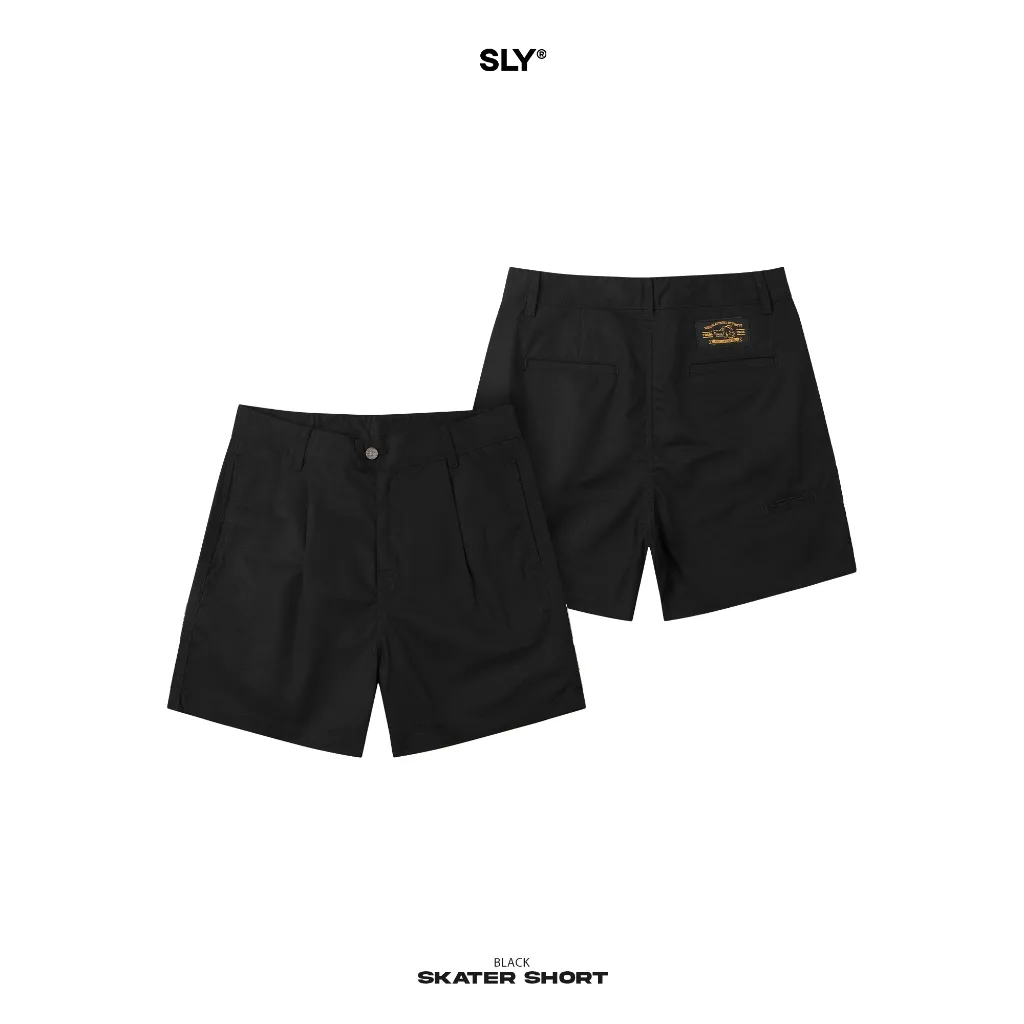 Ảnh Quần Short Kaki SLY Skater Black / Camo Grey 3