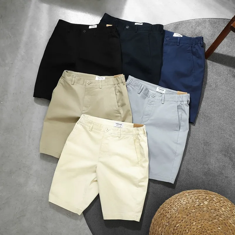Ảnh Quần short kaki TORANO, form basic, bọc viền dây dệt sườn, chất liệu cao cấp, bền màu 2