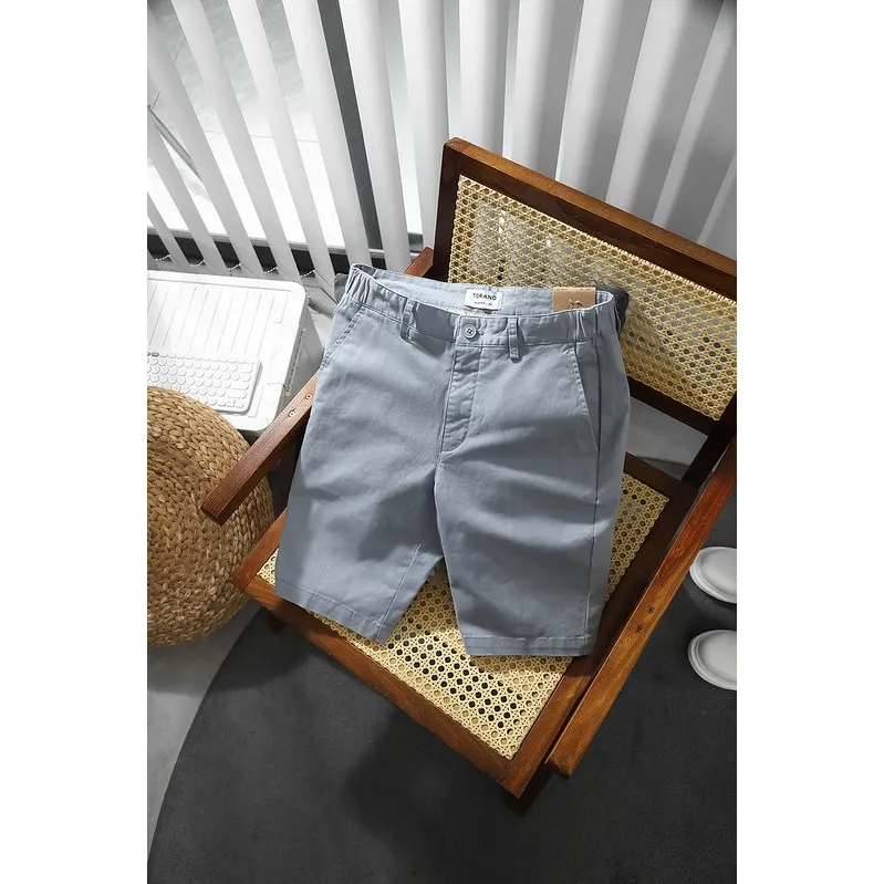 Ảnh Quần short kaki TORANO, form basic, bọc viền dây dệt sườn, chất liệu cao cấp, bền màu 4
