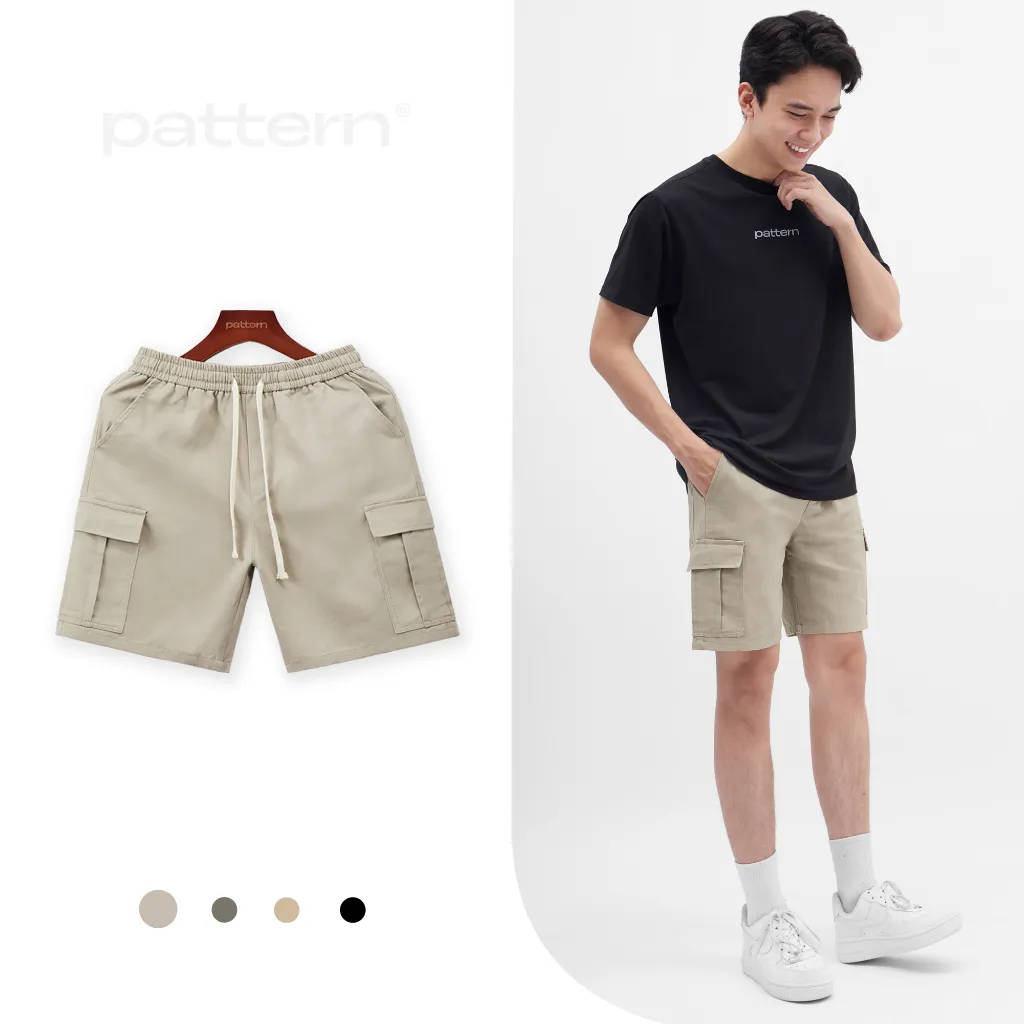 Ảnh Quần short kaki túi hộp PATTERN PQ019 3