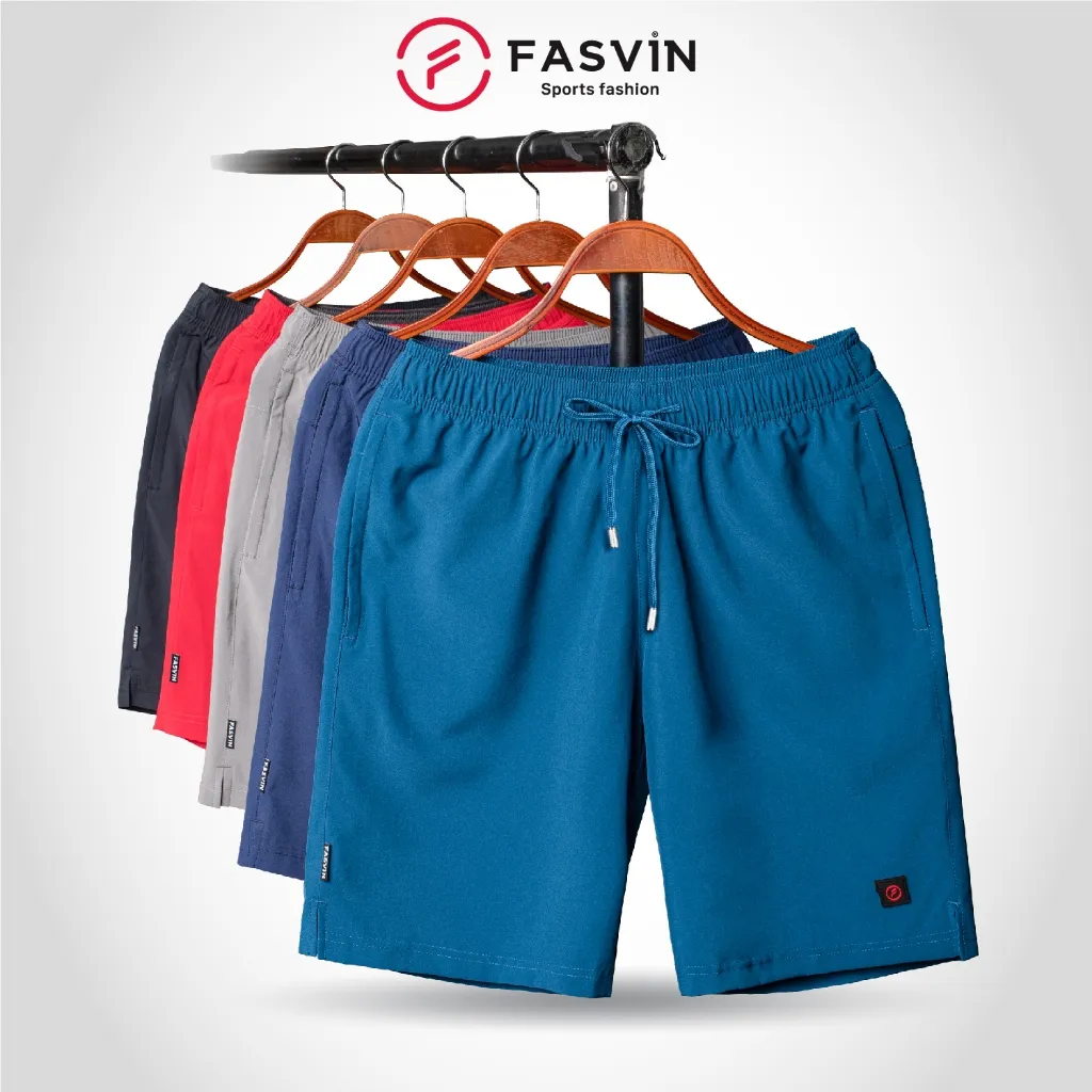 Ảnh Quần short nam FASVIN thể thao vải gió thoải mái chuẩn phom siêu nhẹ Q475.HN 1