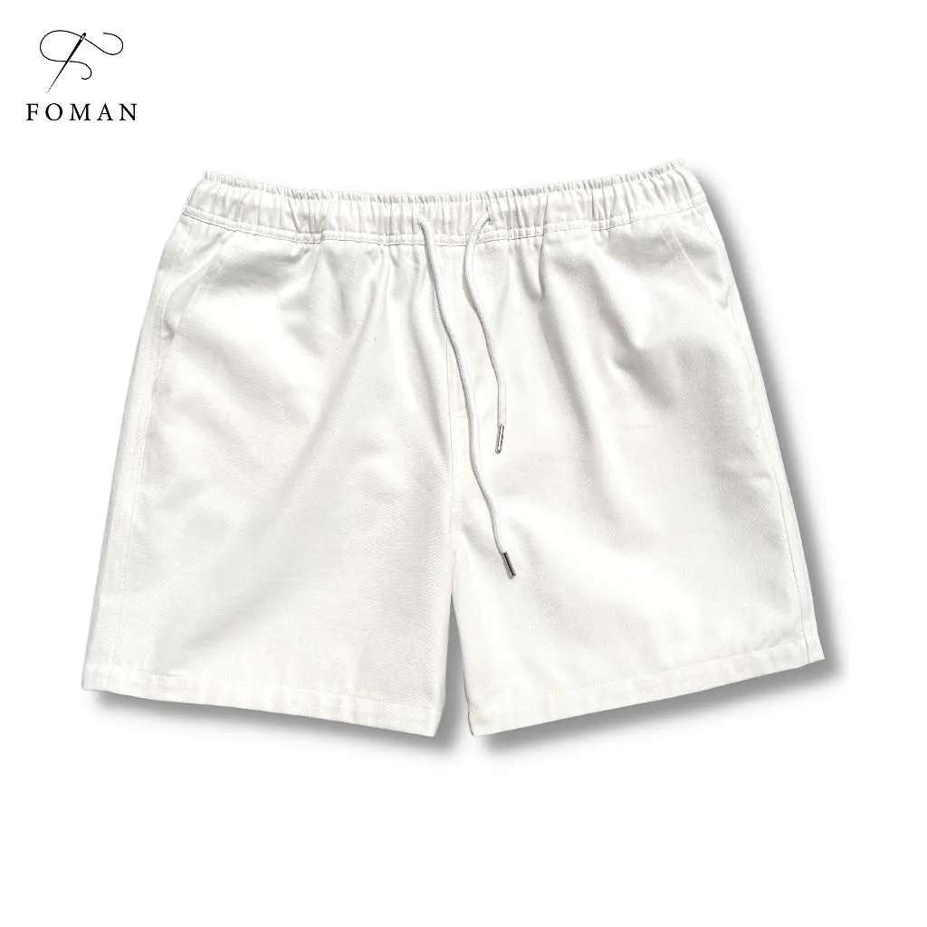Ảnh Quần Short Nam FOMAN vải Kaki Nhung Cao cấp co giãn, form dáng trẻ trung, năng động, lịch lãm 3