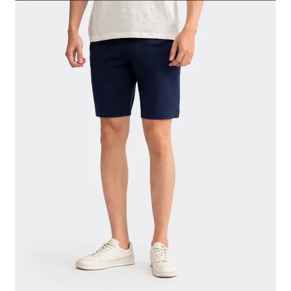Ảnh Quần short nam INSIDEMEN vải dệt kim mềm mại cạp chun thoải mái thoải mái giữ  ISOR01 4