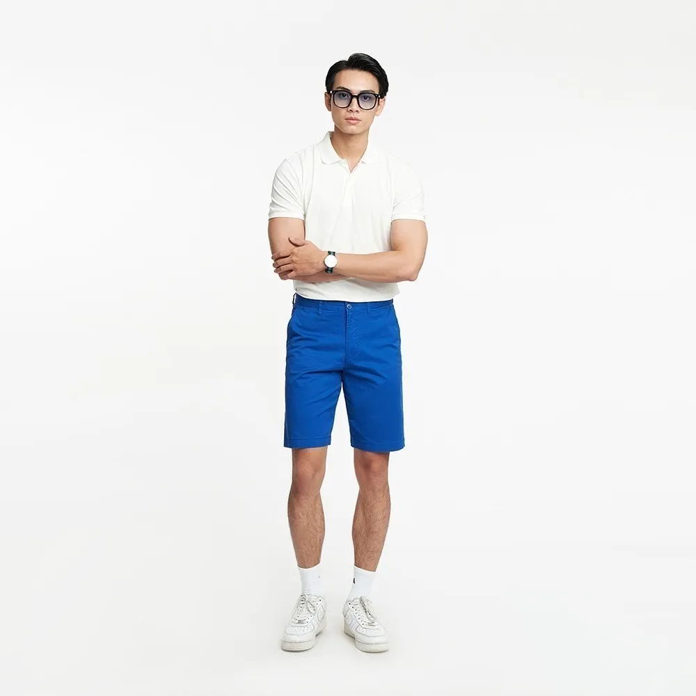 Ảnh Quần Short Nam Kaki Chất Cotton Chuẩn Form N&M Thương Hiệu NINOMAXX 2202013 2
