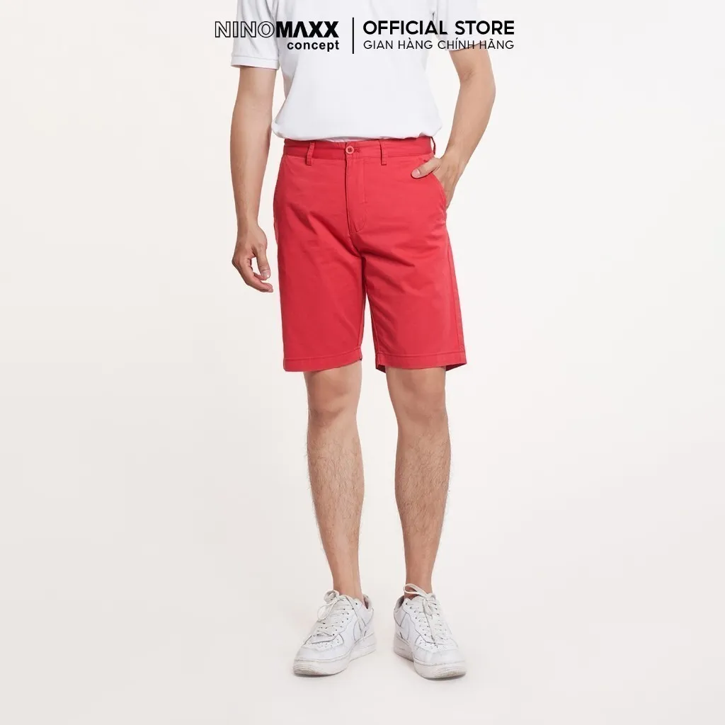 Ảnh Quần Short Nam Kaki Chất Cotton Co Giãn N&M Thương Hiệu NINOMAXX 2304004 2