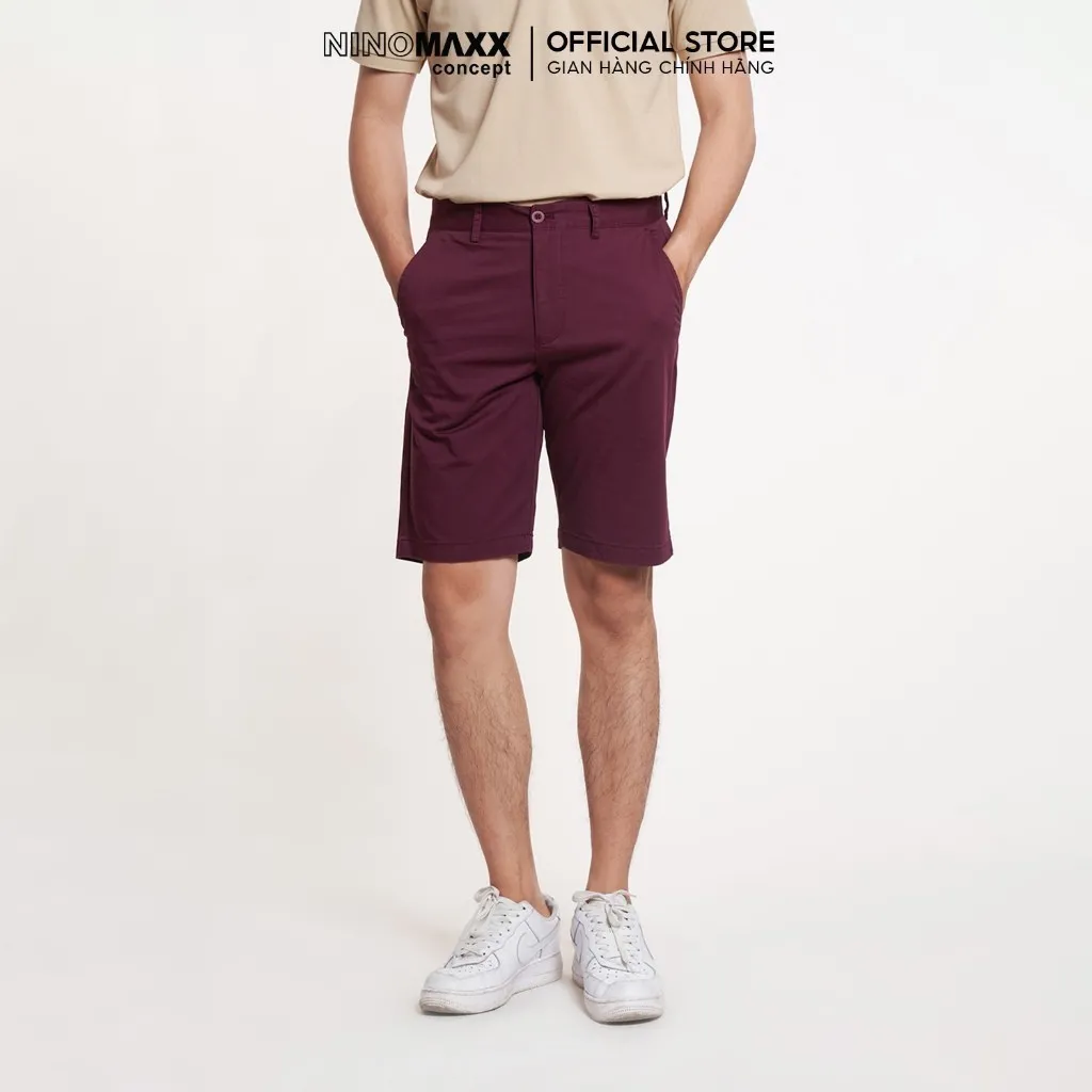 Ảnh Quần Short Nam Kaki Chất Cotton Co Giãn N&M Thương Hiệu NINOMAXX 2304004 3