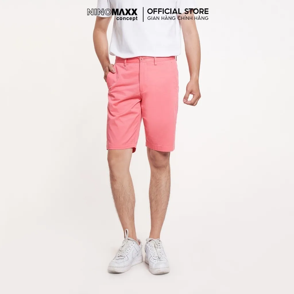 Ảnh Quần Short Nam Kaki Chất Cotton Co Giãn N&M Thương Hiệu NINOMAXX 2304004 4