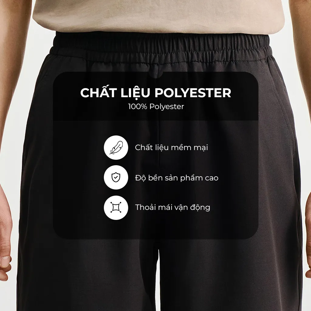 Ảnh Quần Short Nam KRIK Form Classic Chất Liệu Bền Đẹp Thiết Kế Dây Rút Đai Điều Chỉnh Linh Hoạt QS8124 2