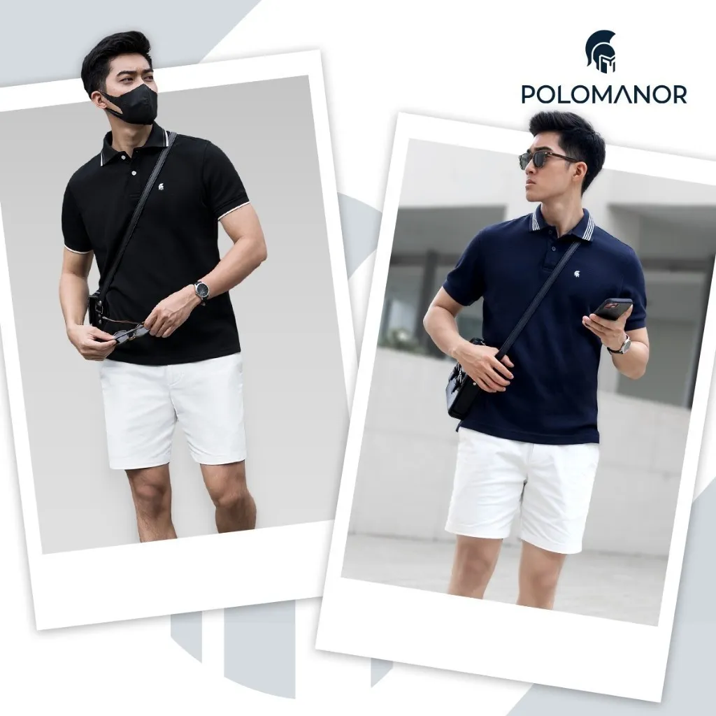 Ảnh Quần short nam ngắn POLOMANOR vải kaki xuất xịn, lưng đai thun, co giãn 2 chiều, chuẩn form 3