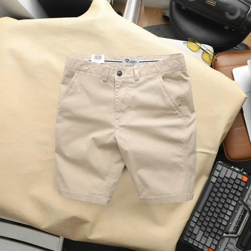 Ảnh Quần short nam, short kaki nam form rộng có size lớn big size cao cấp Nexx&Dee QS03 4