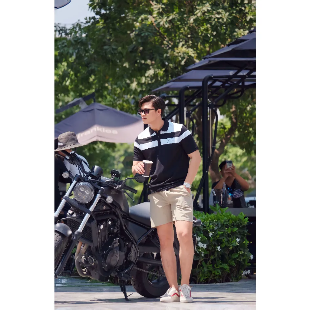 Ảnh Quần Short Nam vải KAKI CANVAS lưng chun, dây rút dễ dàng điều chỉnh, cao cấp, nam tính, trẻ trung, năng động - FEAER 3