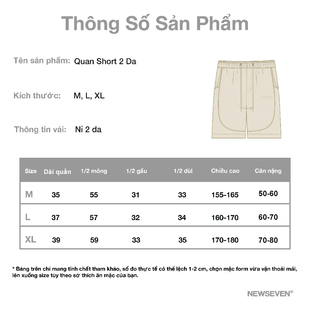 Ảnh Quần short NEWSEVEN Streamlined Short QS.307 2