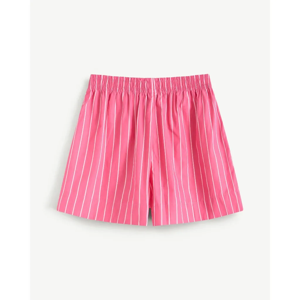 Ảnh Quần Short Nữ Kẻ Sọc Form Loose - Routine 10S25PSHW051 3