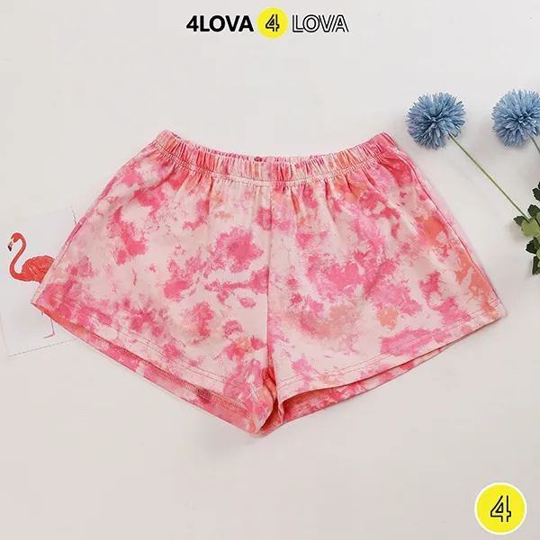 Ảnh Quần short nữ mặc nhà chất coton 4LOVA kiểu đùi dùng đi ngủ mùa hè cực thoáng mát dễ chịu 3