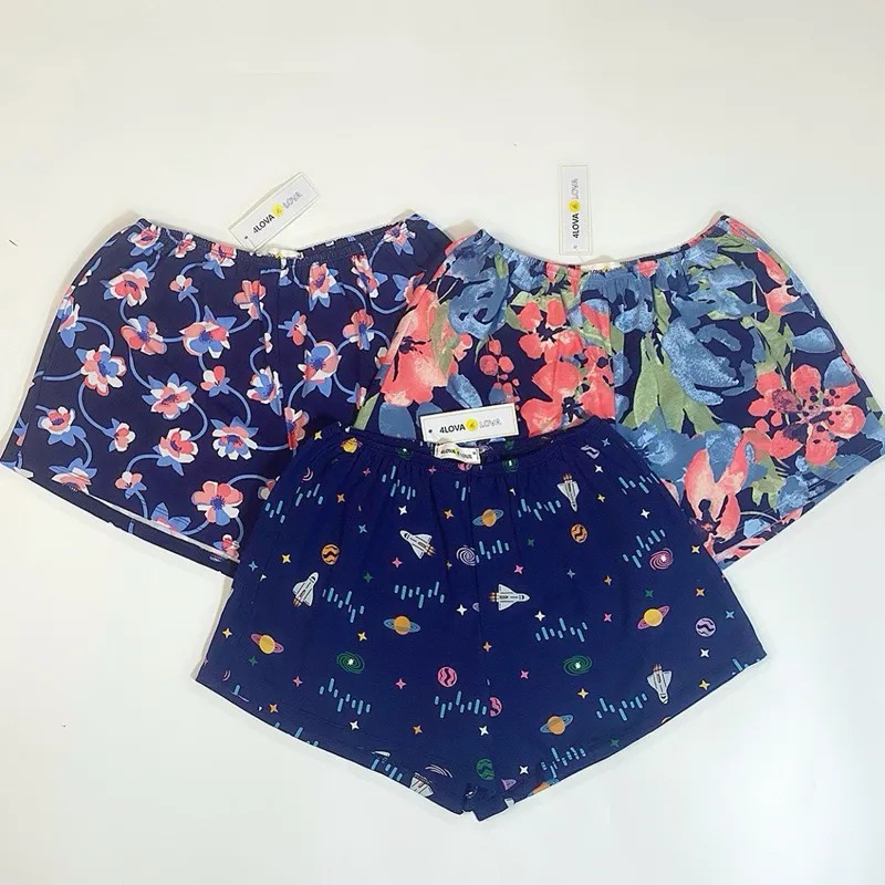 Ảnh Quần short nữ mặc nhà chất coton 4LOVA kiểu đùi dùng đi ngủ mùa hè cực thoáng mát dễ chịu 4