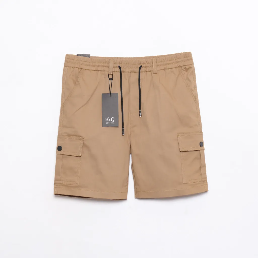 Ảnh Quần short túi hộp kaki co giãn KQSTYLING form trẻ chung năng động 1