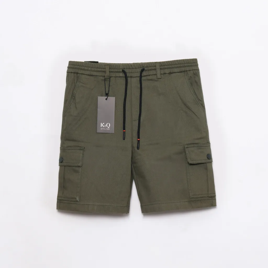 Ảnh Quần short túi hộp kaki co giãn KQSTYLING form trẻ chung năng động 2