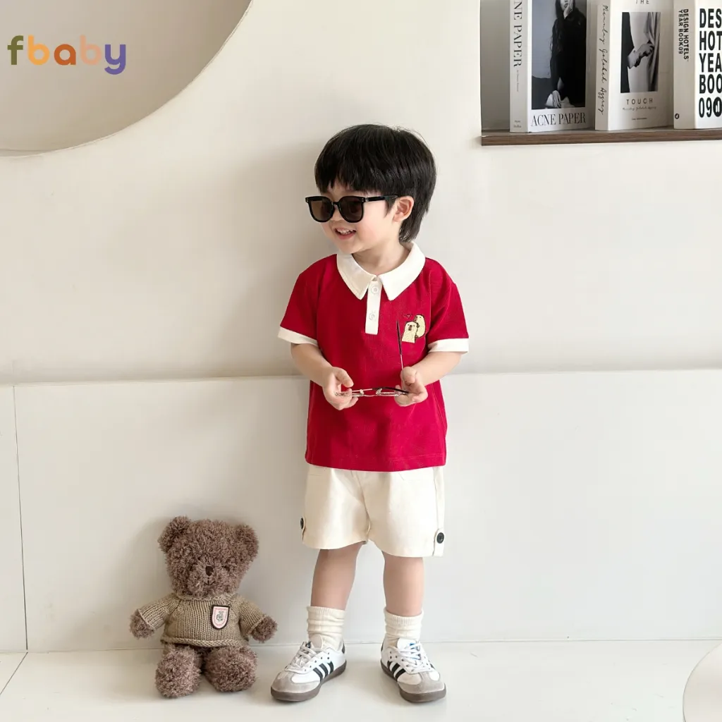 Ảnh Quần Short Đùi Bé Trai Fbaby Linen Thiết Kế Túi Chéo Đính Cúc Co Giãn Mềm Mại Thoáng Mát Thấm Hút Mồ Hôi Đi Chơi, Đi Học 2