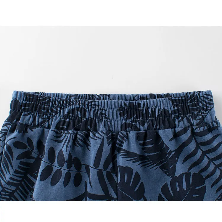 Ảnh Quần short đùi bé trai mùa hè hoạt tiết đáng yêu đi biển chất cotton mền mịn SKIDS 3