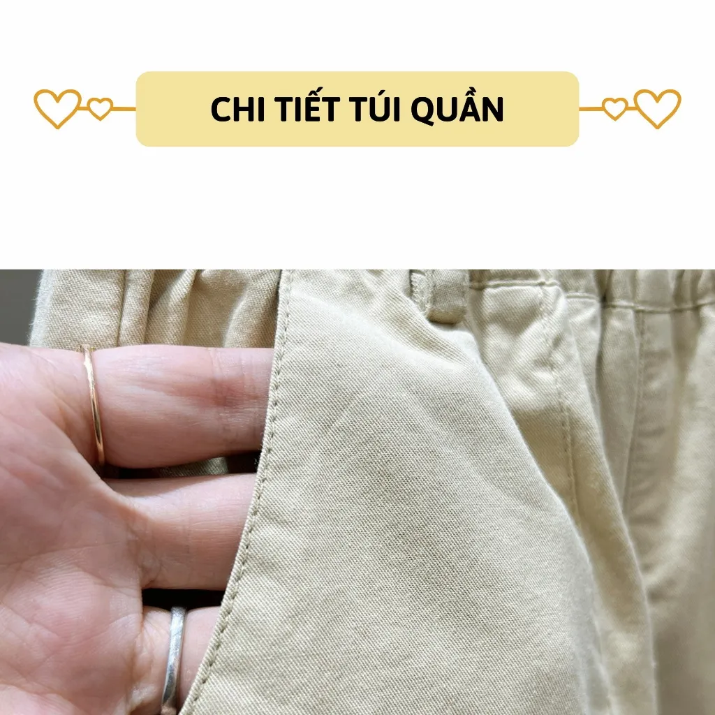 Ảnh Quần short đùi bé trai size đại 27Kids KACADY short kaki mềm cho bé 4-10 tuổi BSKK2 3