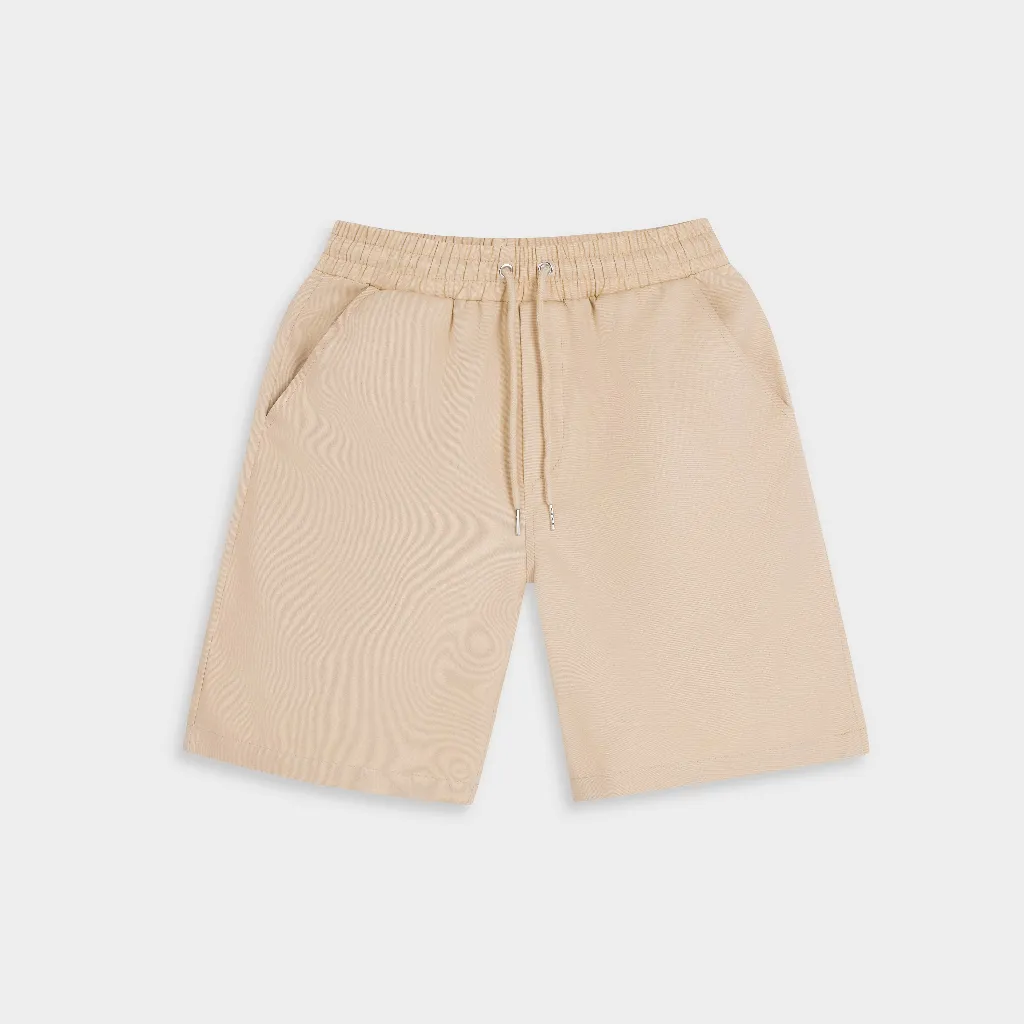 Ảnh Quần Short Đùi Kaki unisex N7 thun Basic nam nữ ống rộng ulzzang Hàn Quốc 3