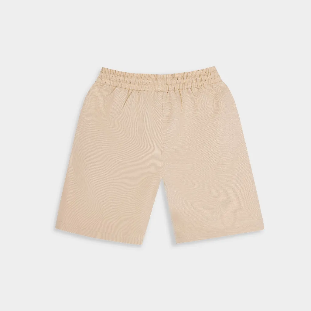 Ảnh Quần Short Đùi Kaki unisex N7 thun Basic nam nữ ống rộng ulzzang Hàn Quốc 4
