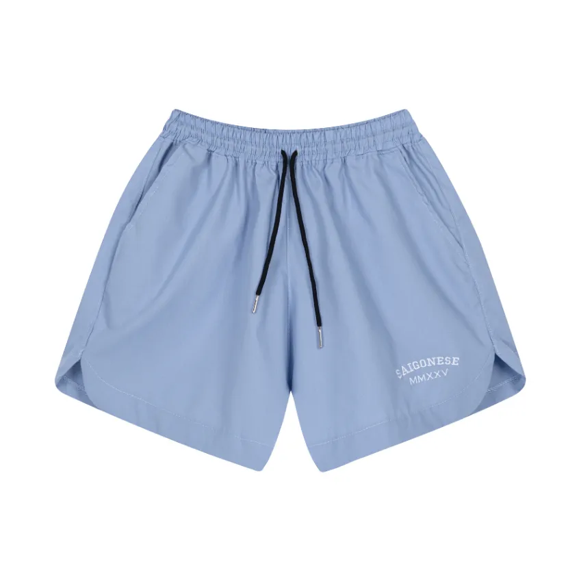Ảnh Quần Short Unisex SAIGONESE Quần Đùi Chất Kaki Lưng Thun Co Giãn Form Rộng Nam Nữ 4