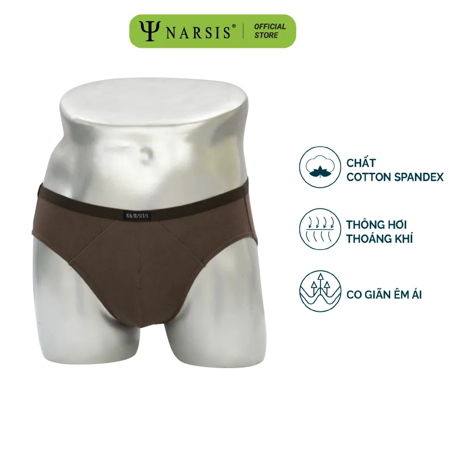 Ảnh Quần Sịp Nam Narsis C230019, Quần Tam Giác, Chất Co Giãn 4 Chiều, Mềm Mại, Thông Hơi, Thoáng Khí 2