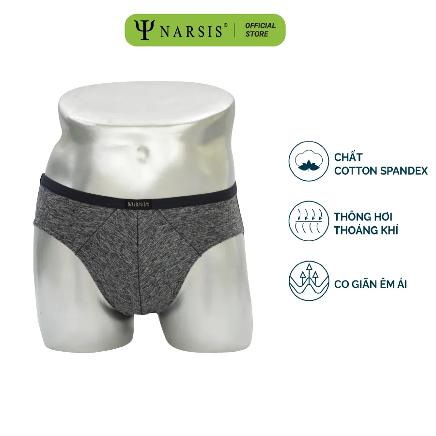 Ảnh Quần Sịp Nam Narsis C230019, Quần Tam Giác, Chất Co Giãn 4 Chiều, Mềm Mại, Thông Hơi, Thoáng Khí 3