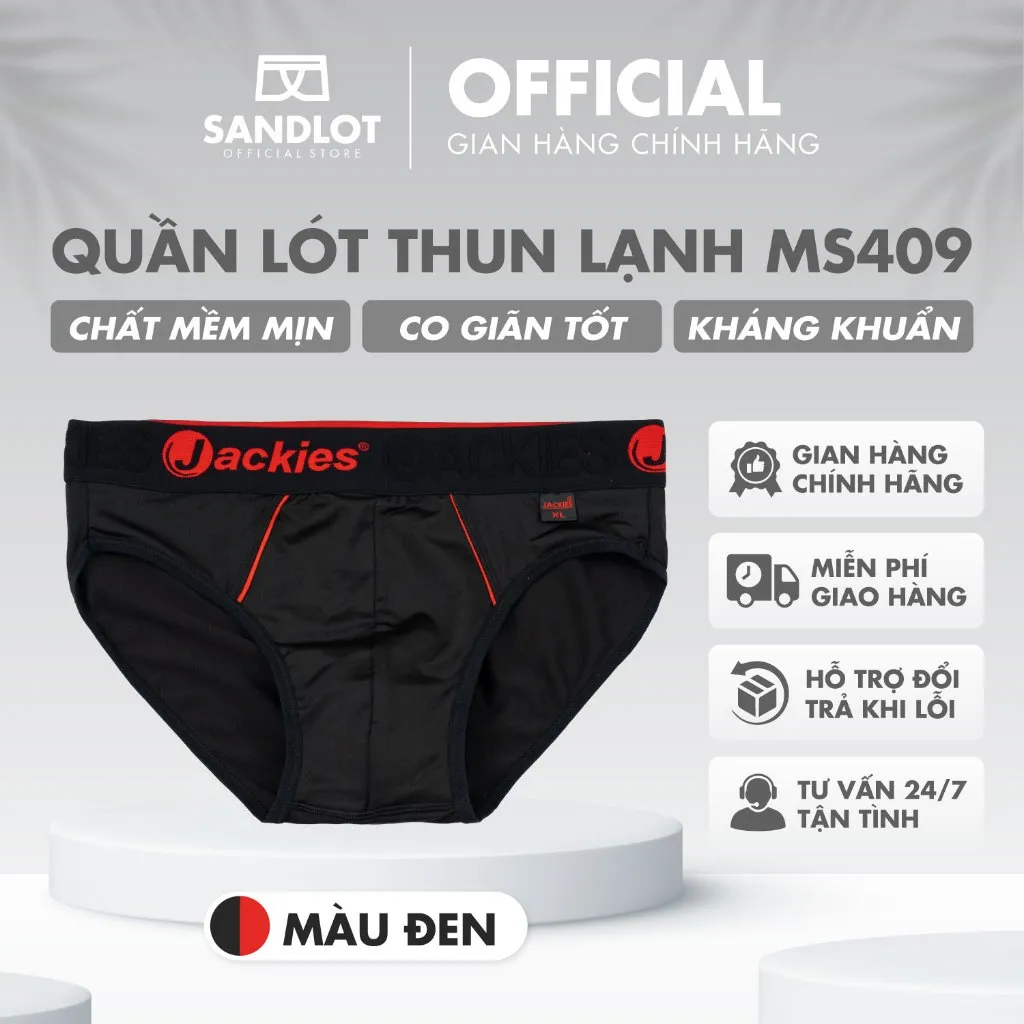 Ảnh Quần Sịp Tam Giác Nam Jackies Cao Cấp, Thiết Kế Màu Sắc Hiện Đại, Bắt Mắt, Ôm Dáng Thon Gọn MS409 2