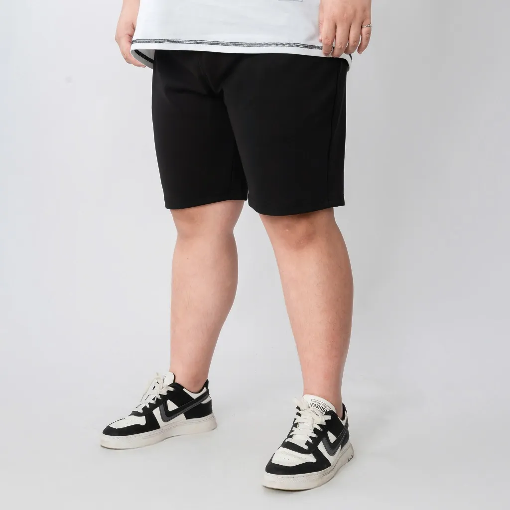 Ảnh Quần Sooc Thun Bigsize Nam 80-140kg - Thoáng Mát, Dễ Chịu - ST DEN TRON 3