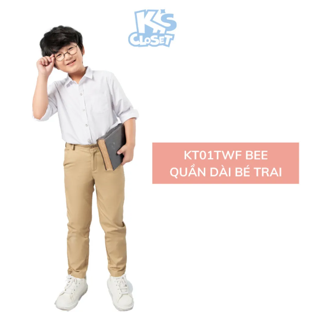 Ảnh Quần Sooc và Quần Dài Đồng Phục Cho Bé Trai Từ 19 - 52kg (6-14 tuổi) KT01THF/ KT05FOS 4